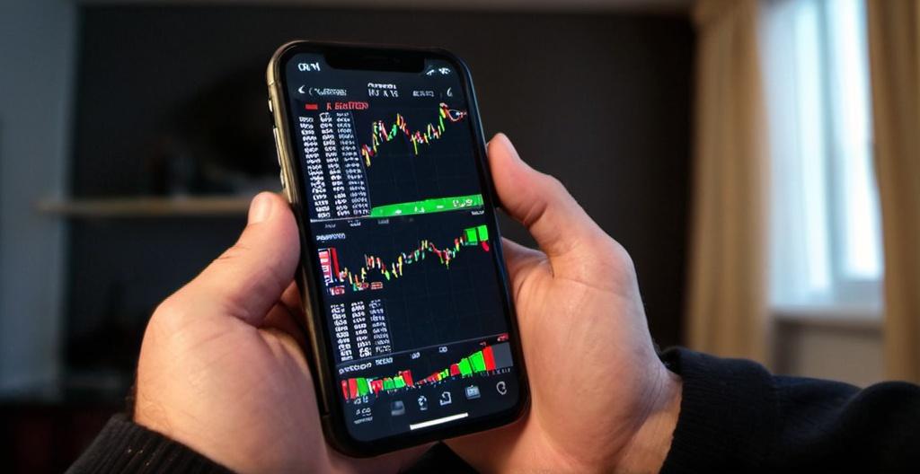 intraday trends on phone