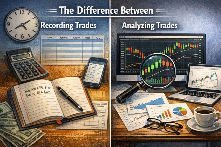 The Difference Between Recording Trades and Analyzing Trades