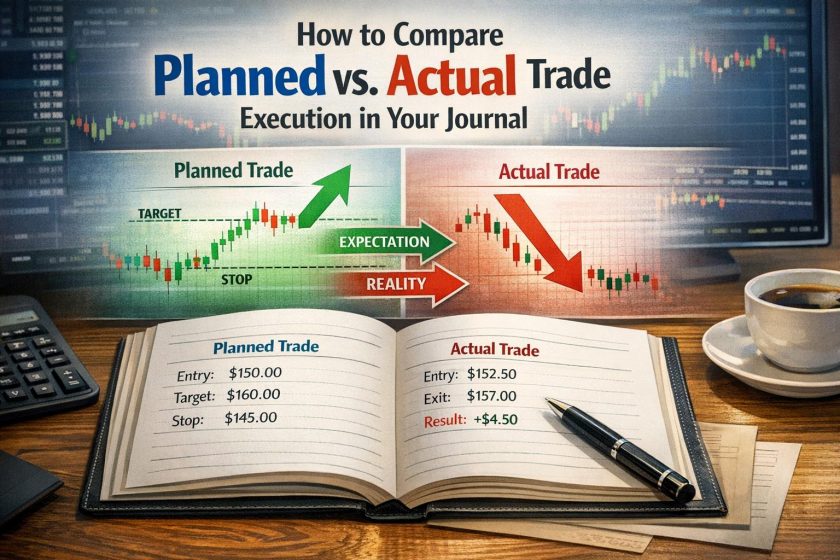 How to Compare Planned vs. Actual Trade Execution in Your Journal
